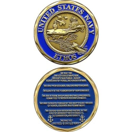 Custom coins hot sale usa military word Challenge coins low price U.S. Navy coins high quality usa 3d Commemorative coins