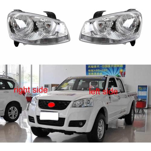 For Great Wall Wingle 3 / Wingle 5 Front Headlight Assembly Headlights European version Headlamp White background With lamp