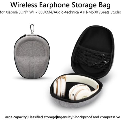 For Sony Beats For SONY WH-1000XM4/Audio-technica ATH-M50X /Beats Studio EVA Hard Headphone Bag Box For Headphone Shockproof