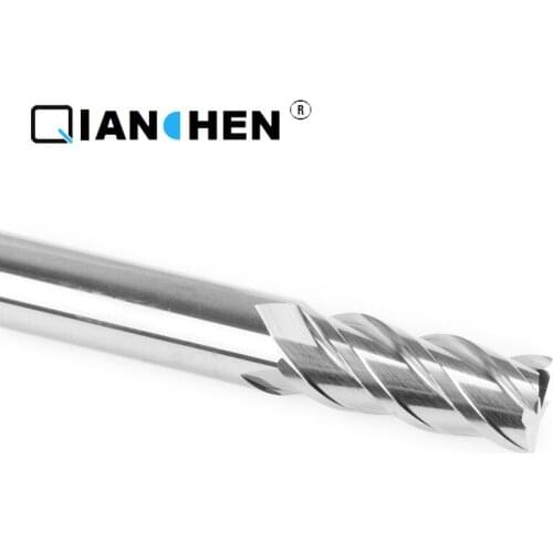 Qianchen CNC industrial round nose knife D6r0.2*15*50*4T D6r0.5*15*50*4T D6r0.2*18*70*4T D6r0.5*18*70*4T cermet milling cutter