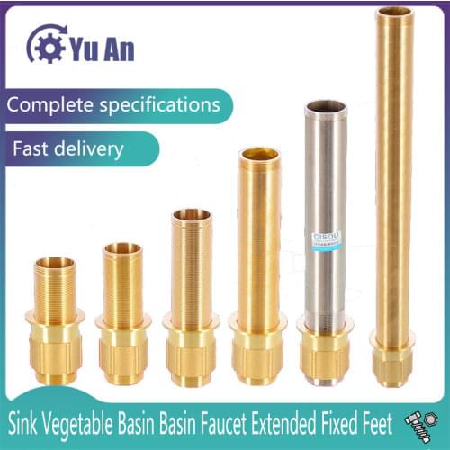 Cold and Hot Water Faucet Fixer Basin Basin Basin Basin Faucet Lengthened Fixed Foot Thick Basin Repair Refit Accessories