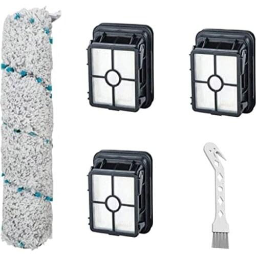 2554A Roller Brush Filter Set For Bissell Crosswave Cordless Max Series 2787 2554 2590 2593 2596 Wet Dry Vacuum Cleaner Parts