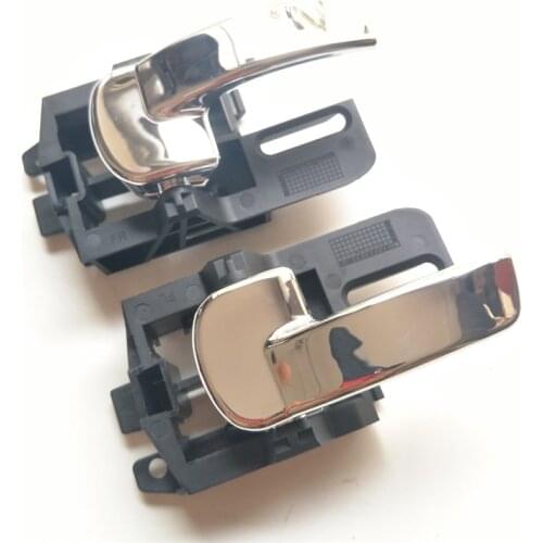 80671-JD00E 80670-JD00E FOR NISSAN QASHQAI J10 (04-13) DOOR HAND INSIDE LEFT RIGHT INTERNAL HANDLE SET CHROME