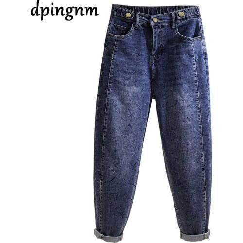 Vintage High Waist Straight Jeans Pant for Women Streetwear Loose Female Denim Jeans Buttons Zipper Ladies Jeans 2020