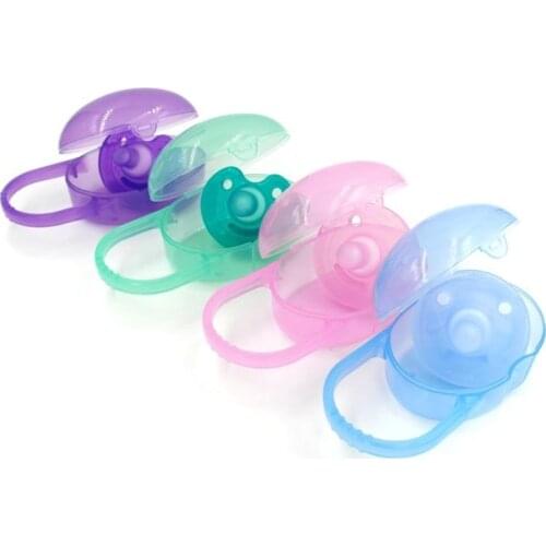 1Pc Soild Portable Baby Infant Kids Pacifier Nipple Cradle Case Holder Travel Storage Box