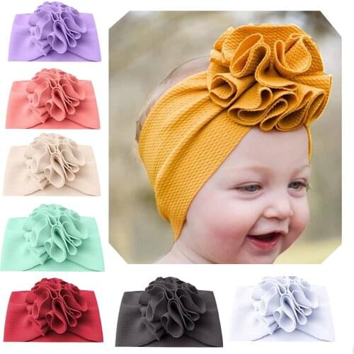 2020 New Baby Girl Bowknot Hairband Cute Soft Head Elastic Headband Bebe Girl Princess Cute Headband Headwear Hair Accessories