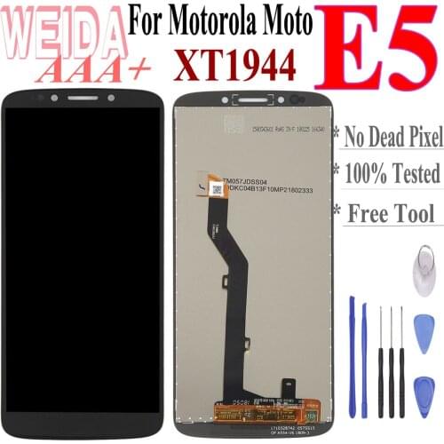 5.7" For Motorola moto E5 XT1944 LCD Display Touch Screen Digitizer Assembly Replacement Parts For Moto E5 LCD
