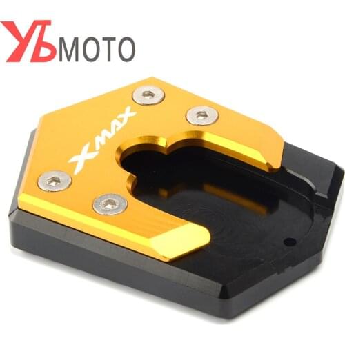 Motorcycle CNC Side Stand Enlarge Plate Kickstand Extension Pad For YAMAHA XMAX 300 X MAX X-MAX300 2017-2018 2019 High Quality
