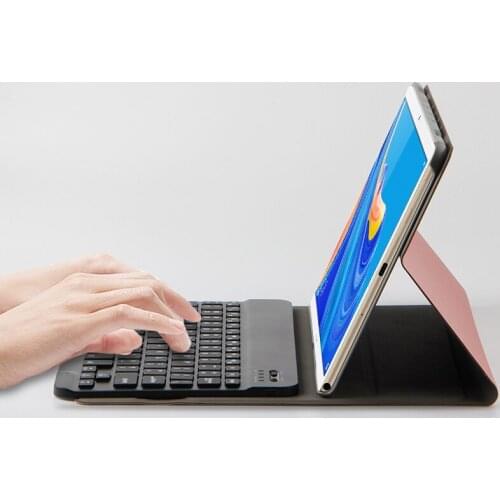 Case For Huawei Mediapad M6 10.8" Pro SCM-AL09 SCM-W09 VRD-AL09 magnetic Stand cover with Removable Wireless Bluetooth Keyboard