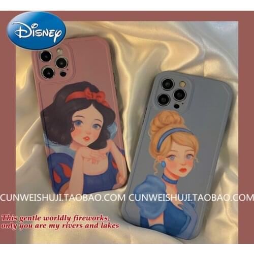 Disney Phone Case for IPhone 7/8P/X/XR/XS/XSMAX/11/12Pro/12mini Schneewittchen Phone Case Cover