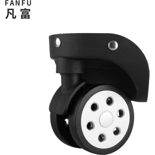 Luggage Bag Roller Wheels Replacement Casters Accessories Repair Black Wheels Luggage Accessories Universal Wheel 360 Casters