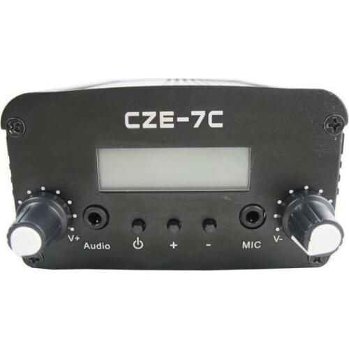 CZH-7C 7W CZE-7C FM stereo PLL transmitter 1/4 wave GP antenna Powersupply KIT
