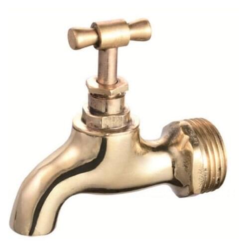 G3/4 (6') Brass Single Cold Faucet Outdoor Vintage Faucet Pool / Mop Pool Slow Open Faucet