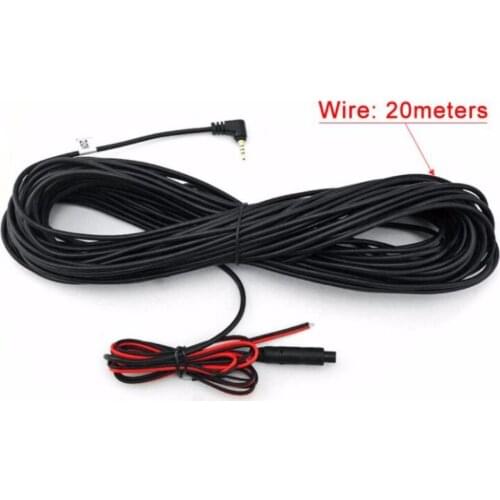 JanDeNing For Truck/Van Car DVR Camera Backup Camera 20 meters 2.5mm TRRS Jack Connector To 4Pin Video Extension Cable 1 Pcs