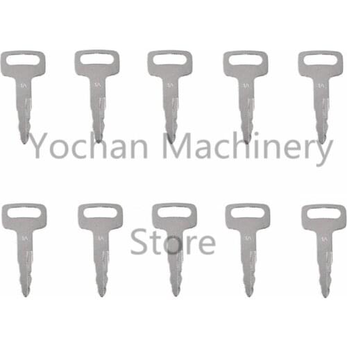 10 Pack Ignition Keys For Nissan Forklift Heavy Equipment (Newer) 1A