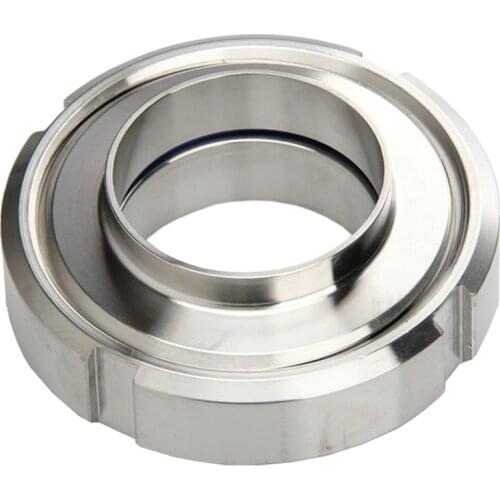 DN20/25/32-80 DIN Standard SUS 304 Stainless Sanitary Butt Welding On Socket Union Set Pipe Fitting Homebrew