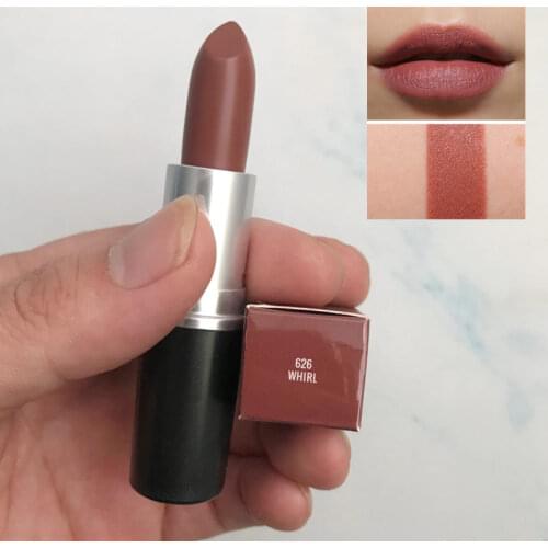 Hot Top Quality Aluminum Tube Nude Lipstick Mocha Whirl Honey Love Velvet Teddy Matt Lipstick 3g