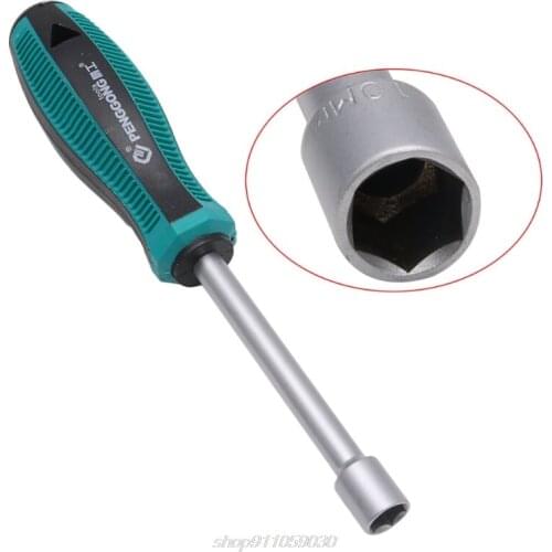 Metal Socket Driver Wrench Screwdriver Hex Nut Key Nutdriver Hand Tool 10mm A07 21 Dropship