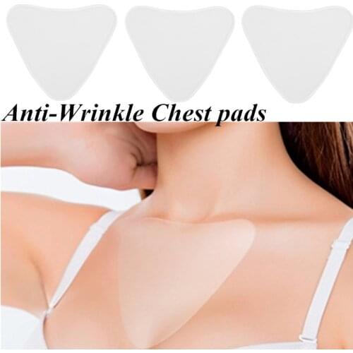 Reusable Anti Wrinkle Neck Forehead Chest Pad Sticker Silicon Transparent Removal Neck Sticker Skin Care Silica Gel Patch