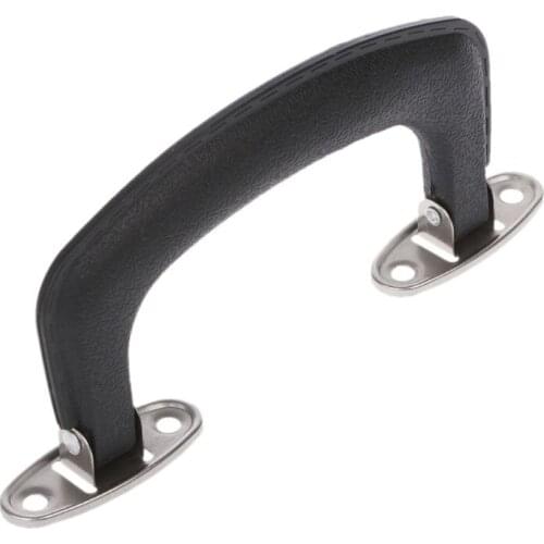 Y1UU Portable Black Plastic Suitcase Luggage Case Handle Grip Replacement Parts