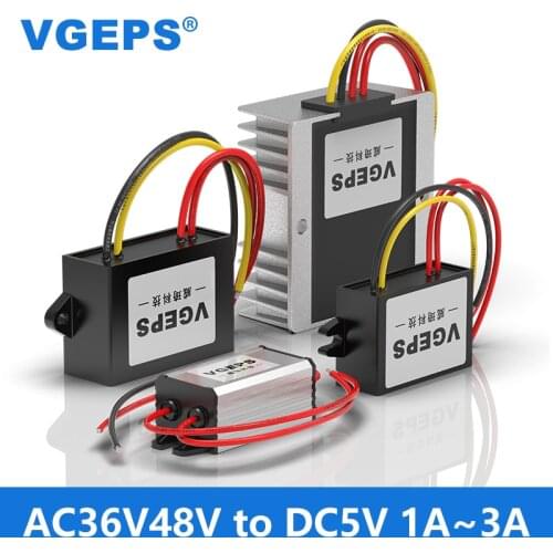 AC36V48V to DC5V AC to DC power converter AC23~56V to DC5V step-down power supply module