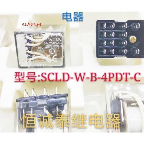 SCLD-W-B-4PDT-C 24VDC5A 4 Open 4 Closed 14 Plug Spot