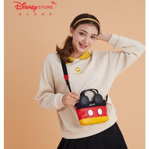 Disney Diaper Bag Backpack Bags Cartoon Mickey Mouse Big Capacity Travel Feeding Baby Care Insulation Mummy Nappy Bag