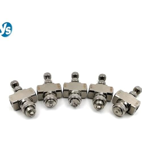 Ys Air Atomizing Spray Nozzle, 304 Stainless Steel Air Atomizing Spray Nozzle, Chemical Dispersing Atomizing Nozzle