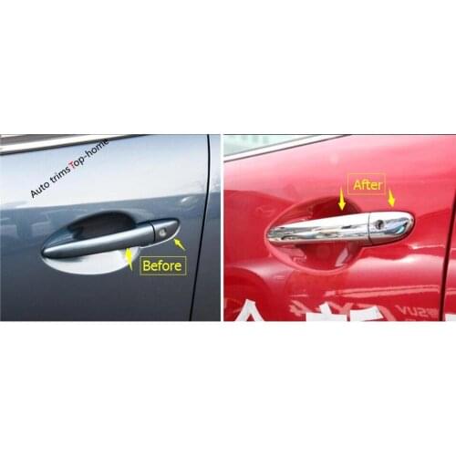 Yimaautotrims Accessories For Mazda 6 2013 - 2017 ABS Chrome Car Door Handle Grip Cover Trim 8 Pcs / set