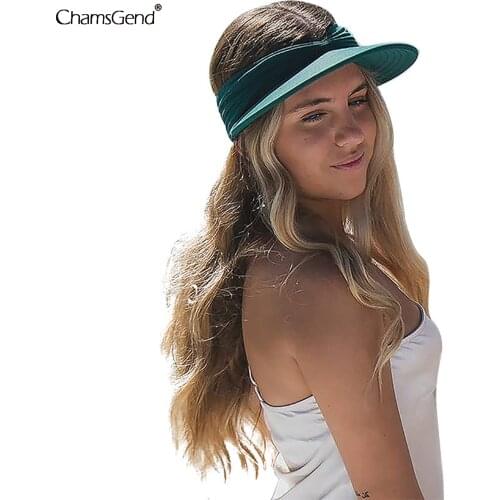 Hat Women Sun Visor Sun Hat Women Anti-ultraviolet Elastic Hollow Top Hat Outdoor Quick-drying Sun Hat Summer Outdoor Beach Caps