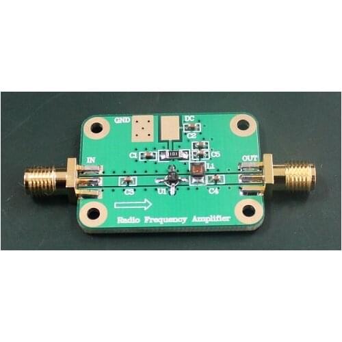 1PC RF Wide Band Low Noise High Gain Amplifier 1MHz-2000MHz 64dB Gain NF: 1.8