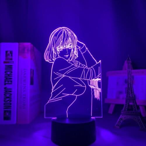 3d Anime Lamp One Punch Man Fubuki for Bedroom Decor Light Birthday Gifts for Women Men Hellish Blizzard Manga Led Night Light