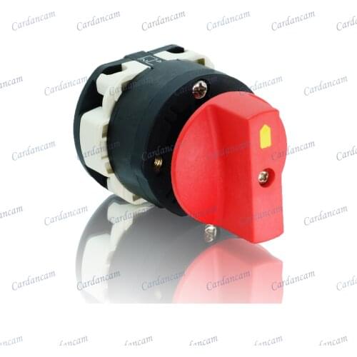 Cardancam TA10-20(LW26/LW39/LW38/CA10/C26)Rotary Swtich Changeover Switch Ui660V Ith20A NO Panel 2Holes Install 2P/3P/4P/5P/6P
