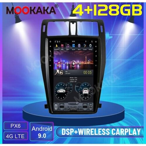 Carplay DSP Android 9 128G PX6 Vertical Tesla Radio Screen Car Multimedia Player Stereo GPS Navigation For Toyota Crown 2013