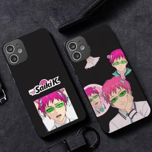 The Disastrous Life of Saiki K Saiki Kusuo Phone Case for iPhone 12 11 mini pro XS MAX XR 8 7 6 6S Plus X 5S SE 2020