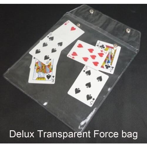 Delux Transparent Force bag (Can Fetch Goods When Bag Not Open) Magic Tricks Close Up Magia Amazing Bag Magie Gimmick Props