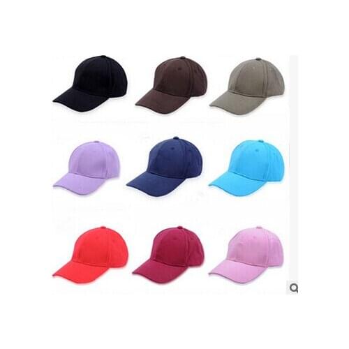 Cheap Cap Plain Baseball Caps Solid Color Adjustable Blank Hat Adult Size Mix Color Mix Order Free Shipping