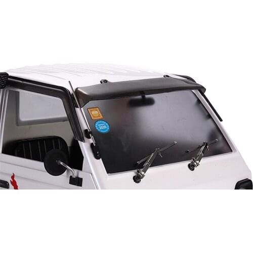 For WPL D12 RC Truck High Simulation Mini Truck Front Visor DIY Window Cover Sun Shield