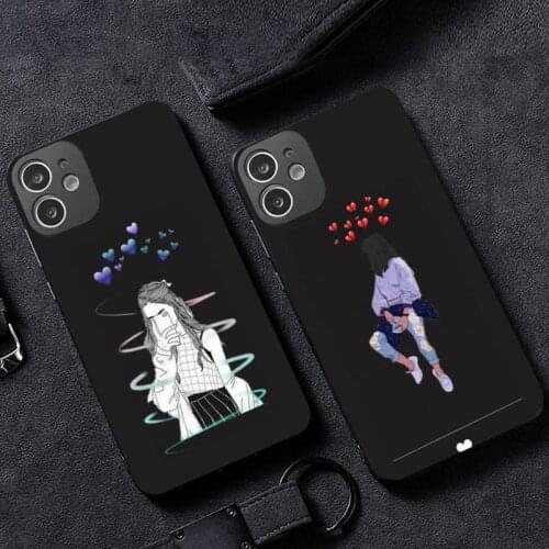 Ins heart senior boys and girls Phone Case for iPhone 12 11 mini pro XS MAX XR 8 7 6 6S Plus X 5S SE 2020