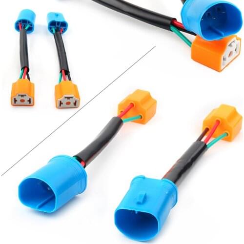 Conversion Wire 9007 HB5 TO 9003 HB2 H4 Two Harness Head Light Bulb Connector