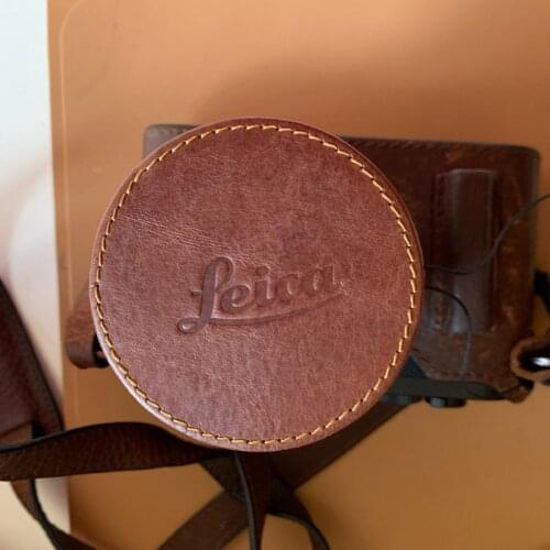 Handmade Genuine leather Lens Cap for leica Q typ116 leica QP Q2