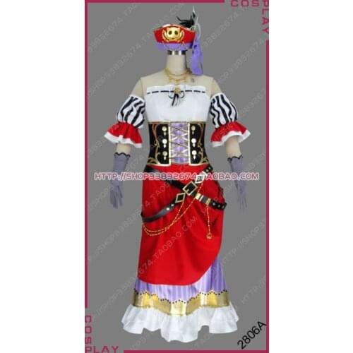 Love Live! School Idol Festival Card Pirates Ver. Post-Idolization Nozomi Tojo Dress Cosplay Costume S002