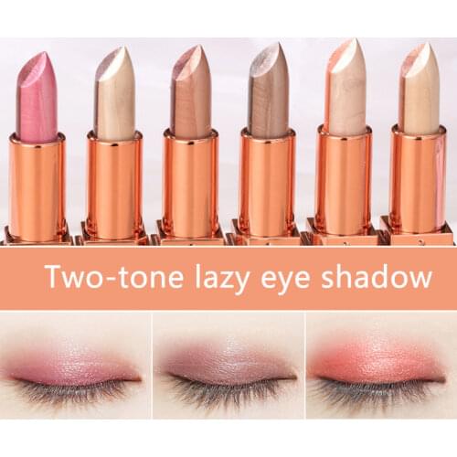 Double Color Lazy Eye Shadow Makeup Palette Glitter Palette Eyeshadow Pallete Waterproof Glitter Eyeshadow Shimmer Cosmetics