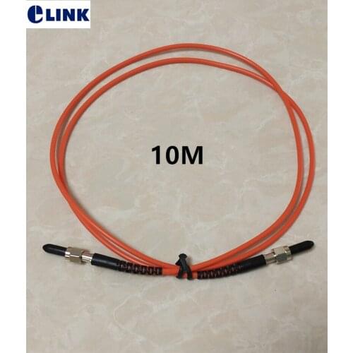 5pcs 10M SMA-SMA-FC-ST fiber patch cord MM SX 62.5/125 50/125um 2.0mm 3.0mm Multimode Simplex metal ferrule Free Shipping ELINK