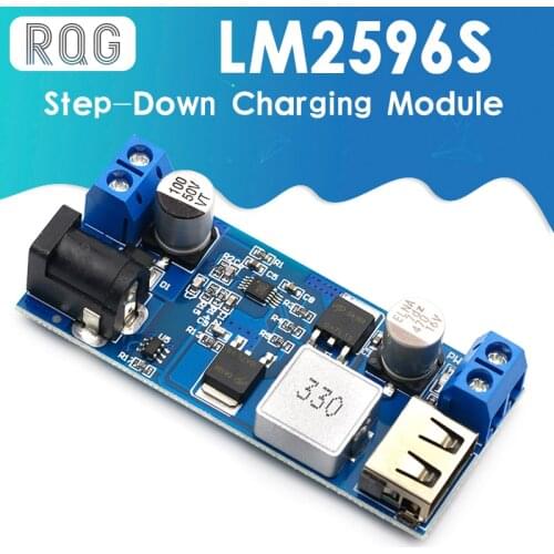 Replace LM2596S DC-DC 24V/12V To 5V 5A Step Down Power Supply Buck Converter Adjustable USB Step-down Charging Module For Phone