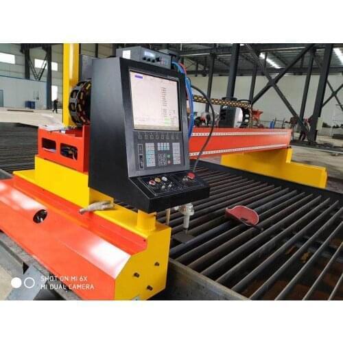 Heavy duty gantry CNC 3m*12m gas plasma cutting machine price with U.S plasma power