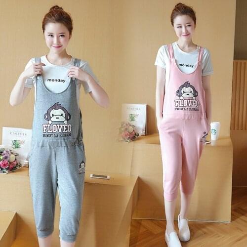 Loose Maternity Strap Belt Pant Pregnant Trousers for-Fat-Women Pregnant Women Overalls Jumpsuit Pregnancy Rompers Clothings