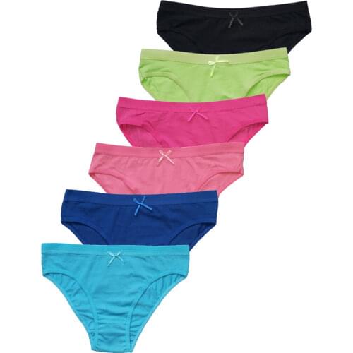 FUNCILAC 5 Pcs/set Womens Panties Everyday Style Cotton Woman Underwear Briefs Lingerie Knickers For Women Ladies Girls Soft