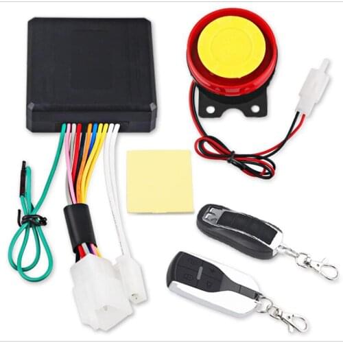 Universal motorcycle bicycle alarm system scooter anti-theft security alarm remote engine star