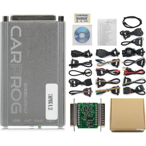2021 V8.21 V10.93 Carprog Full Adapter Car Prog 8.21 with keygen Online Programmer For Radio/Dash/IMMO/ECU Auto Repair Tool